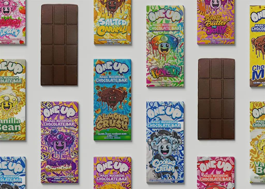 One Up Mushroom Chocolates