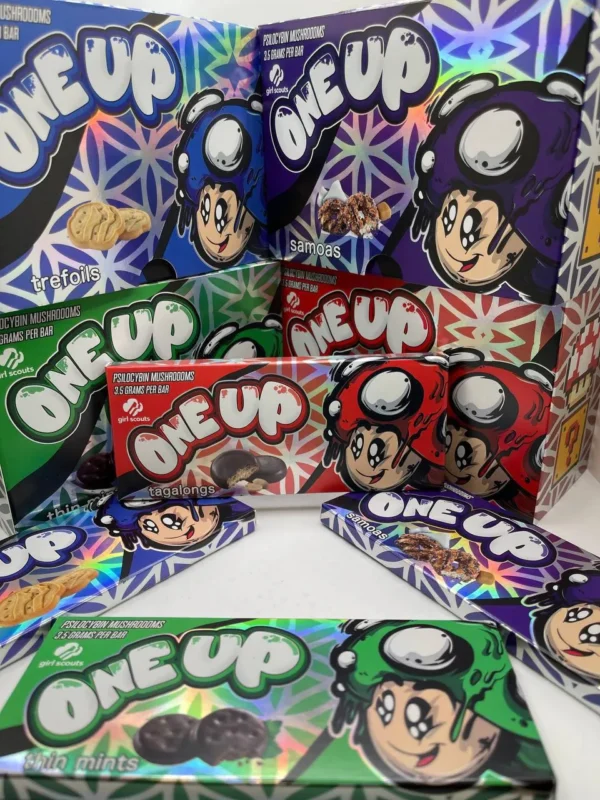One Up Mushroom Chocolates
