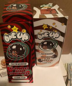 Raspberry One Up Mushroom Chocolate